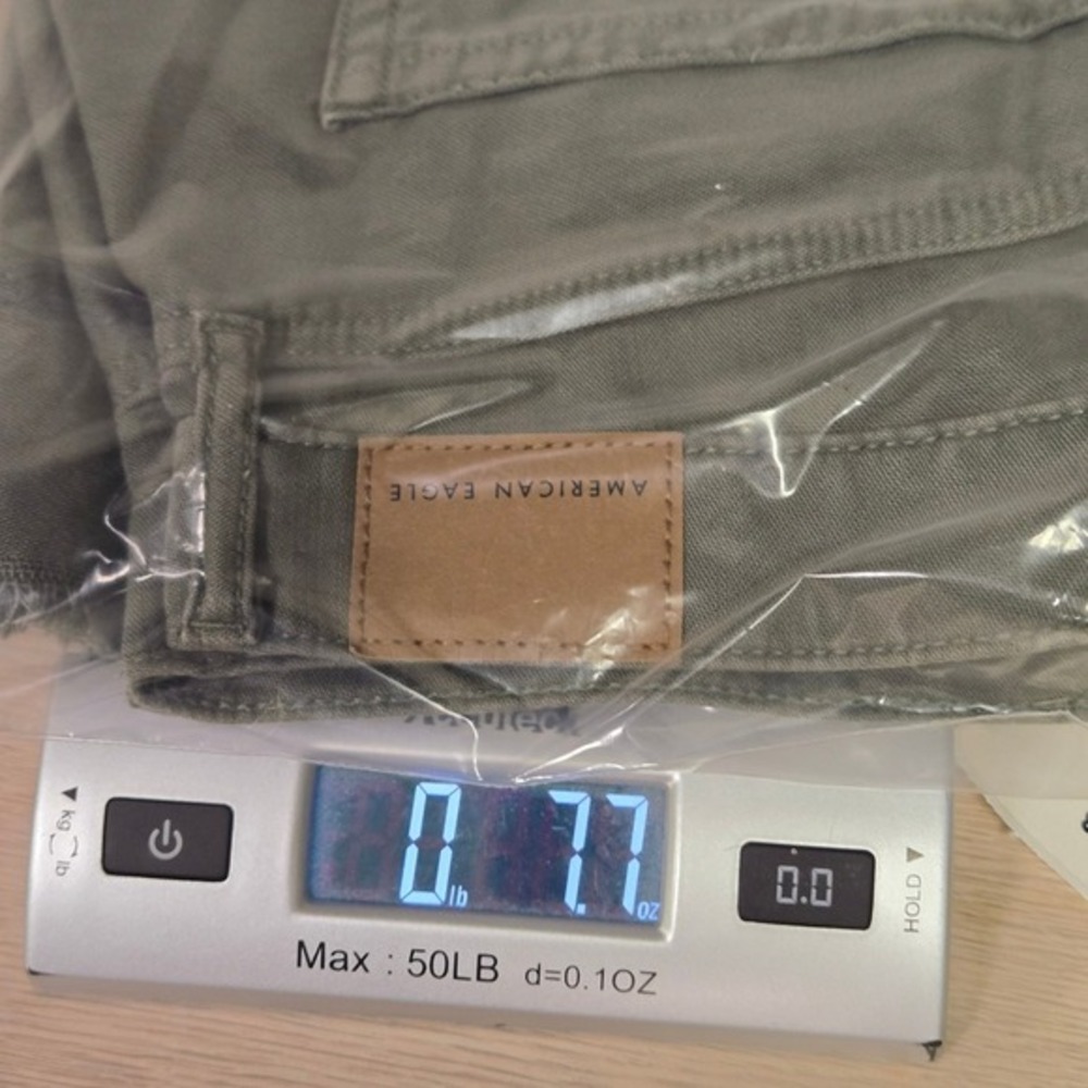 American Eagle High Rise Mom Short Festival 4 Olive Green Distressed Frayed Hem‎ - Picture 11 of 11